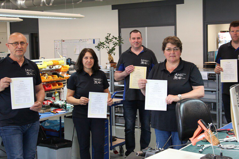 Les employés de Siltech certifiés IPC