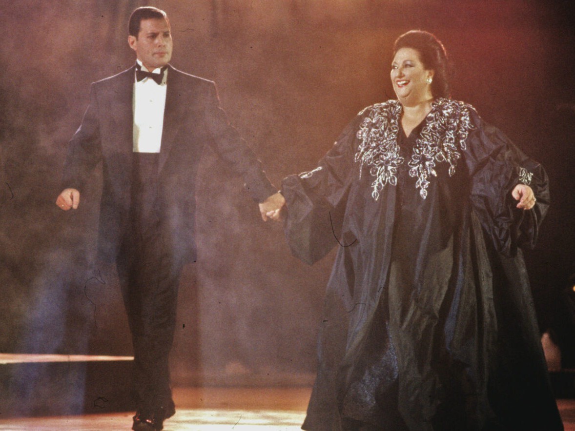 Freddie Mercury og Montserrat Caballé